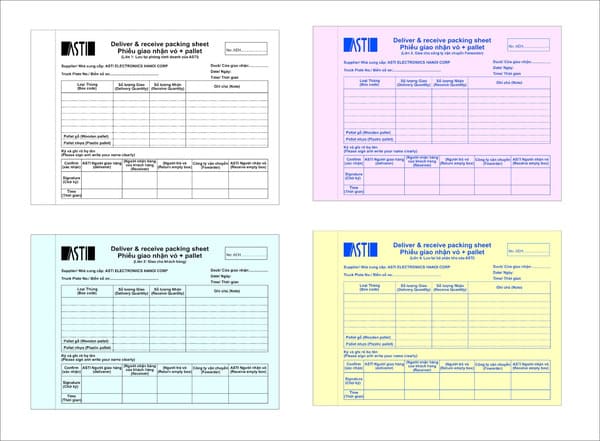 dịch vụ in biểu mẫu hcm