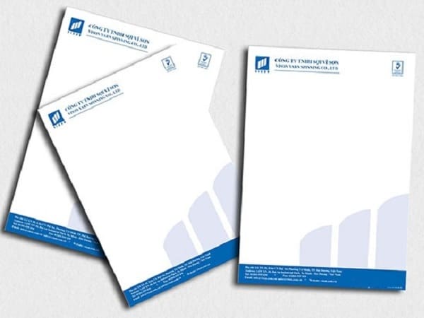 mẫu letterhead đẹp