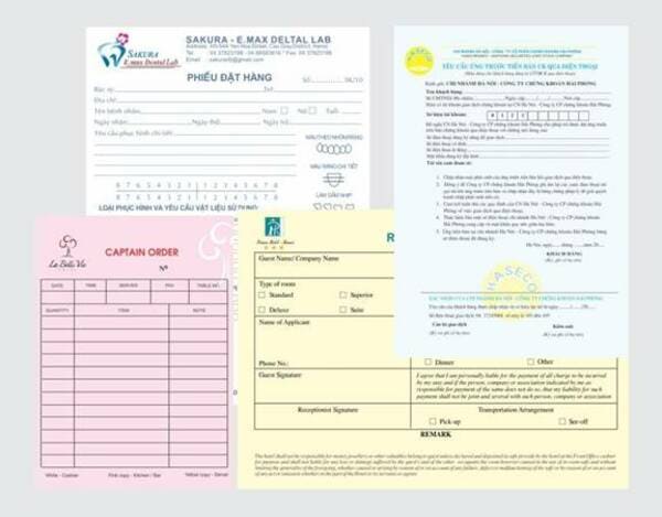 tiêu chuẩn in biểu mẫu