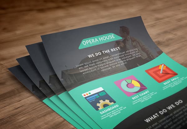 mẫu tờ rơi tiếng Anh