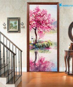 đề can hoa anh đào