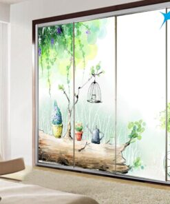 nhiều mẫu giấy dán kính đẹp