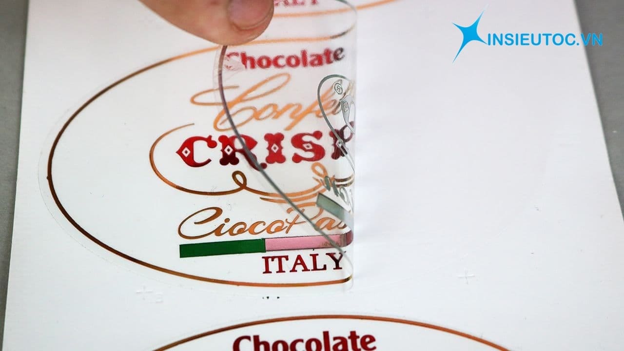 in decal trong lấy liền