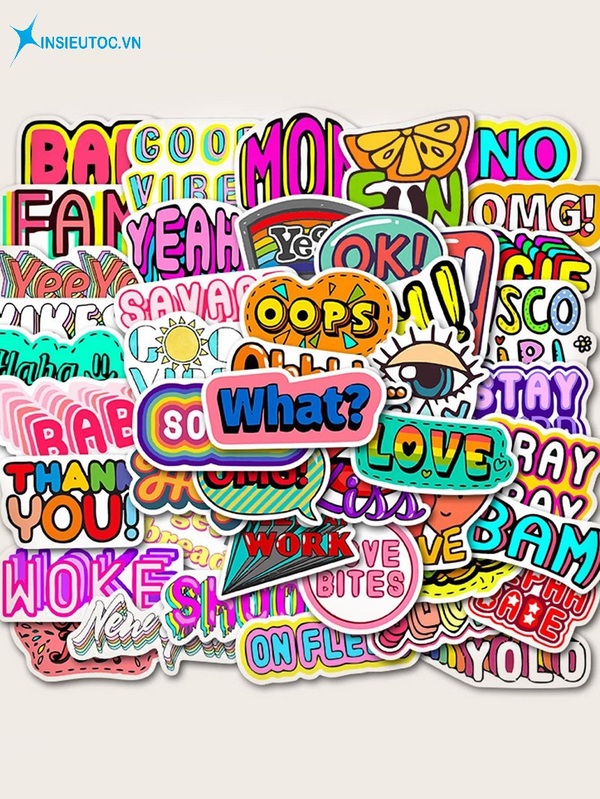 các mẫu sticker dán tường độc đáo - In Siêu Tốc