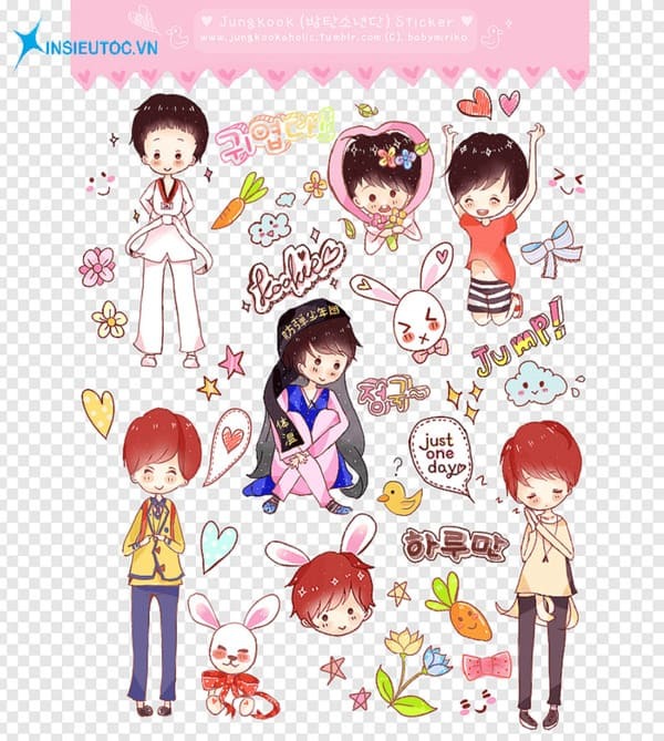 các sticker cặp đôi đẹp - In Siêu Tốc