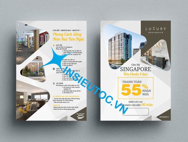 Mẫu in tờ rơi bất động sản