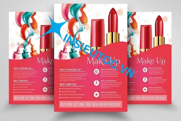 Mẫu in tờ rơi son môi 