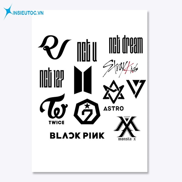 mẫu sticker chữ đẹp - In Siêu Tốc