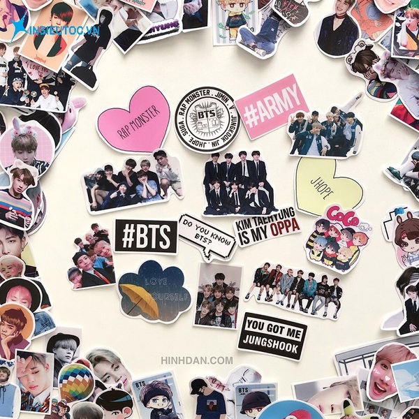 mẫu sticker đẹp độc lạ - In Siêu Tốc