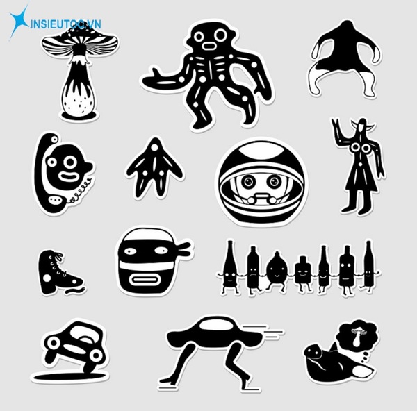 mẫu sticker người ngoài hành tinh đẹp - In Siêu Tốc