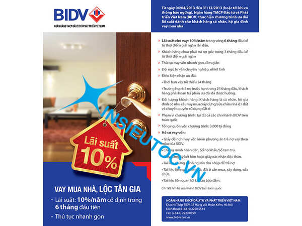 tờ rơi ngân hàng