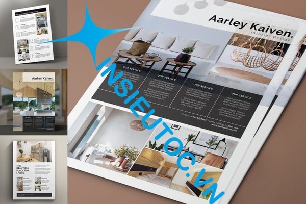 mẫu tờ rơi nội thất đẹp