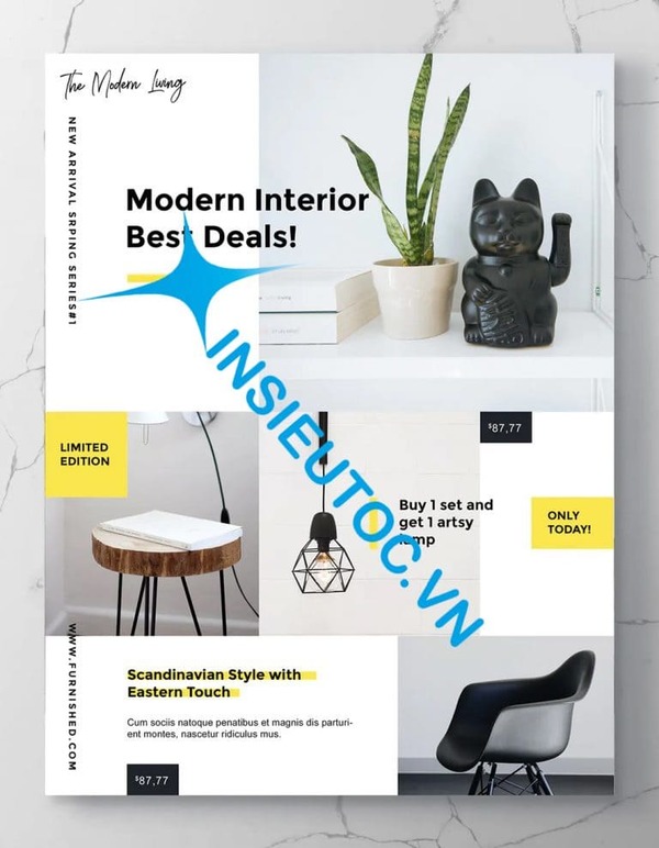 mẫu tờ rơi nội thất