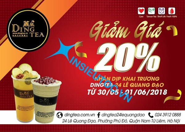 mẫu tờ rơi quảng cáo trà sữa