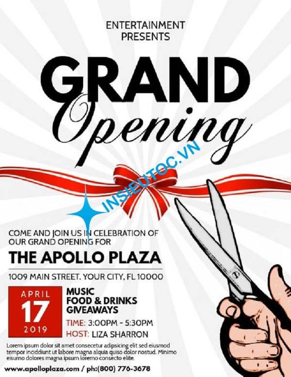 mẫu tờ rơi quảng cáo