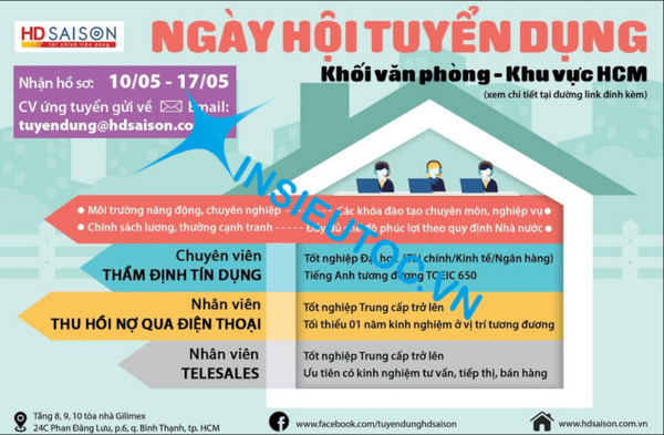 Mẫu tờ rơi tuyển dụng
