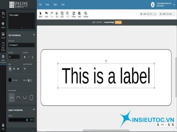 phần mềm thiết kế nhãn mác online - In Siêu Tốc