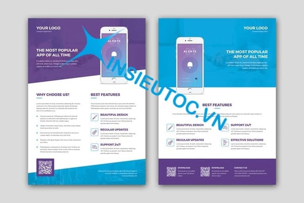 tờ rơi quảng cáo phần mềm