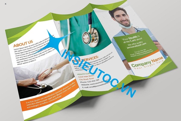 tờ rơi quản cáo phòng khám