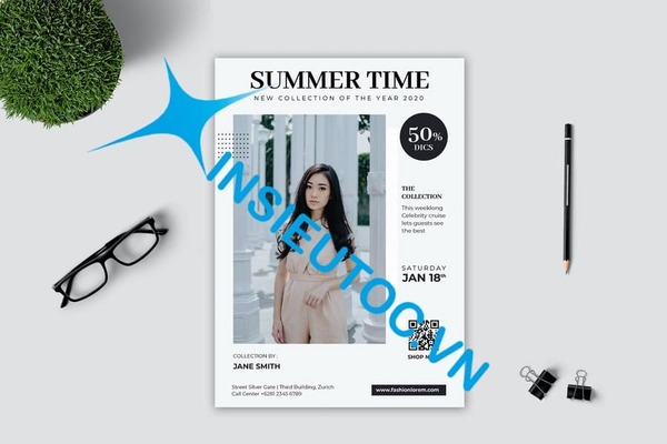 Tờ rơi shop quần áo