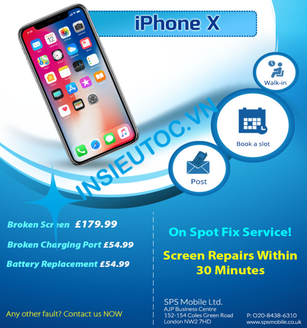 Tờ rơi sửa chữa điện thoại