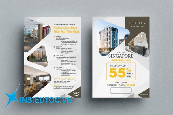 các loại tờ rơi ấn tượng - In Siêu Tốc