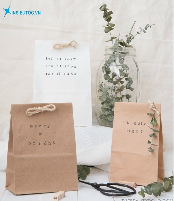 các mẫu túi giấy độc đáo - In siêu tốc