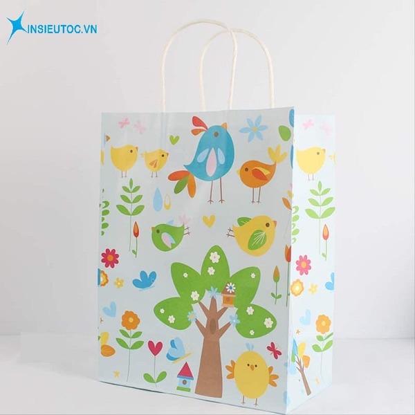 Mẫu túi giấy dễ thương - In Siêu Tốc