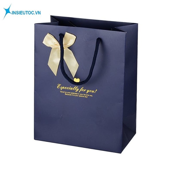 Túi giấy đựng quà có nơ - In Siêu Tốc
