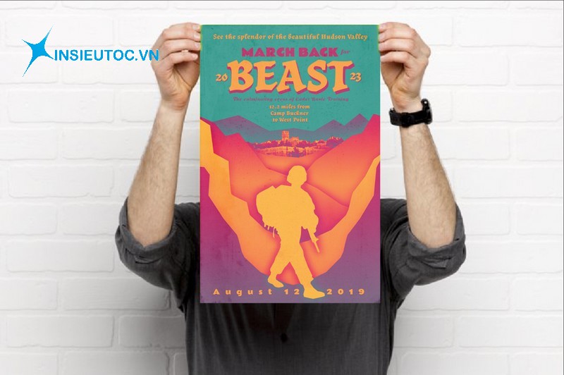 Kích cỡ poster nhỏ 11x17 inch