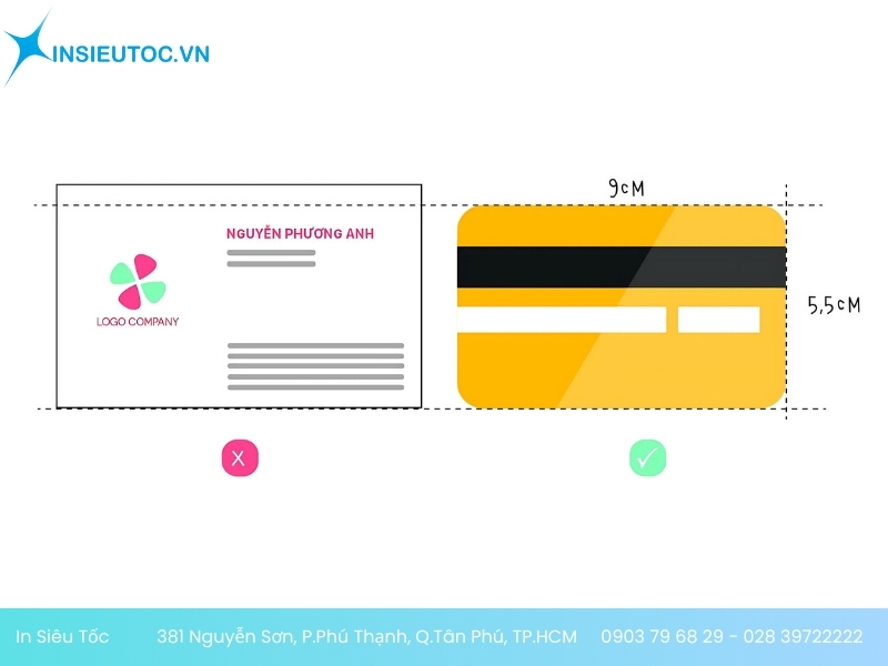 kích thước card visit chuẩn kích thước card visit chuẩn