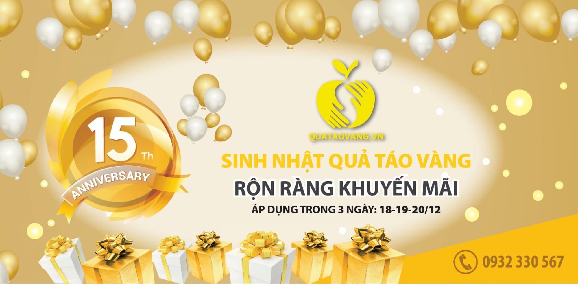 mẫu banner đẹp màu vàng