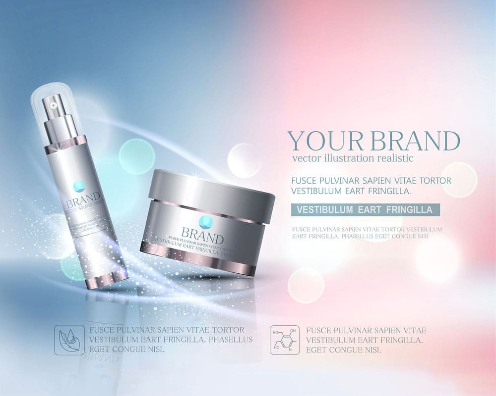 mẫu banner quảng cáo mỹ phẩm