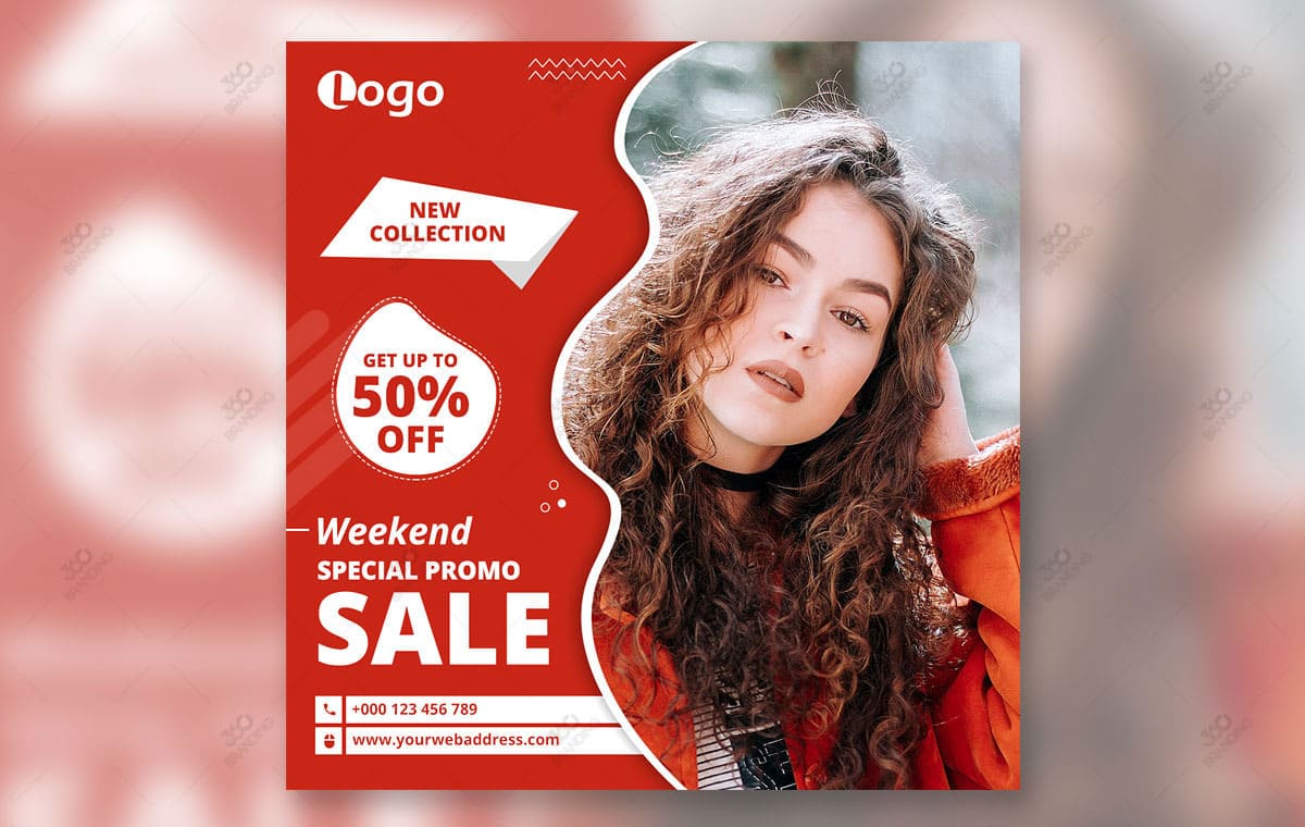 mẫu banner shop thời trang