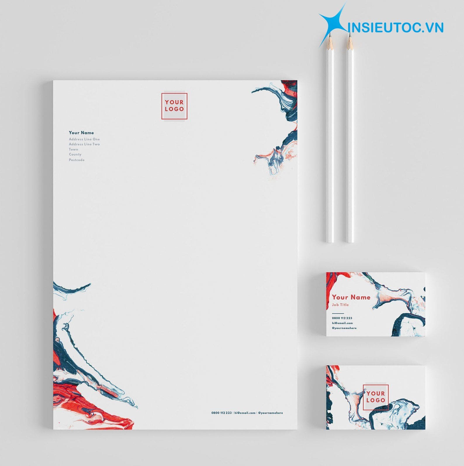 in giấy tiêu đề letterhead