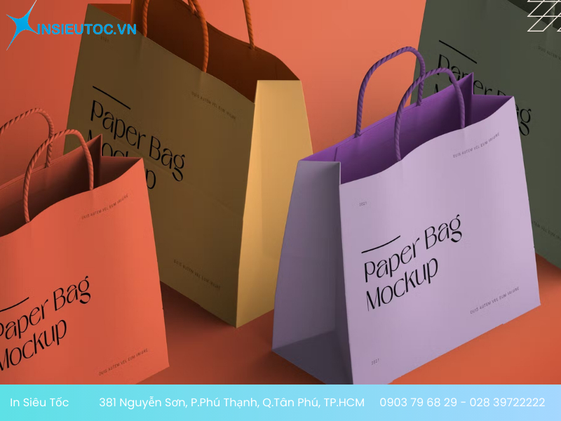 bảng giá in túi giấy kraft - In Siêu Tốc