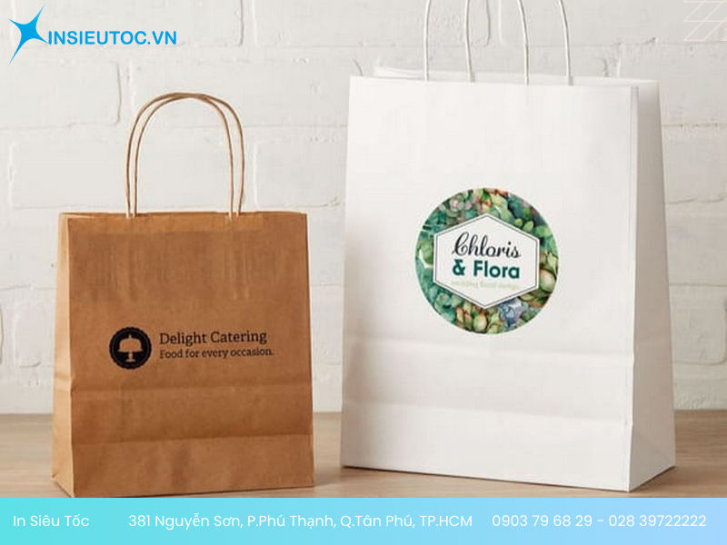 in túi giấy kraft giá rẻ