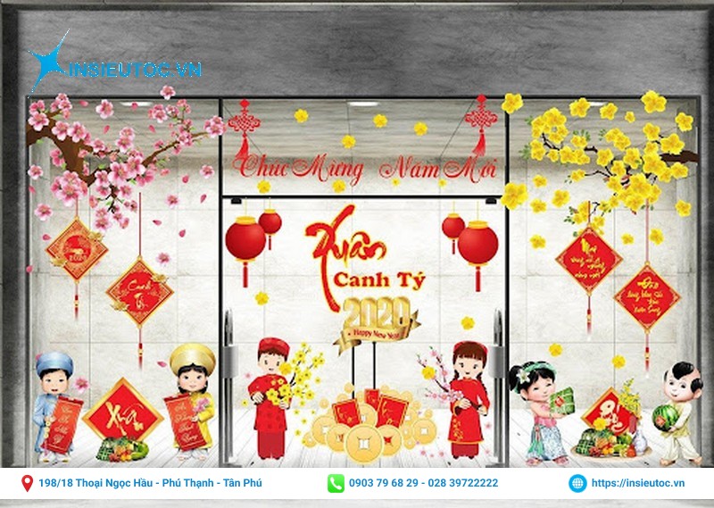 decal dán kính nổi bật