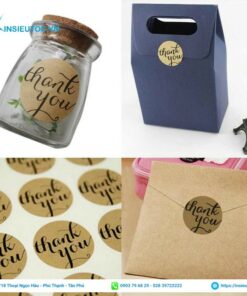decal giấy kraft đẹp