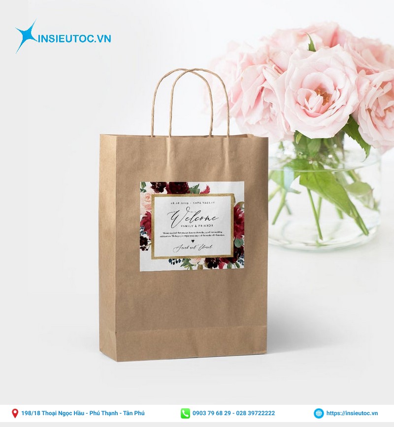 decal logo dán túi giấy decal logo dán túi giấy