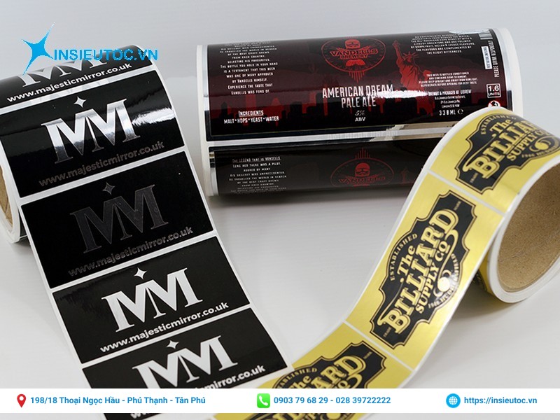 Decal giấy Decal giấy