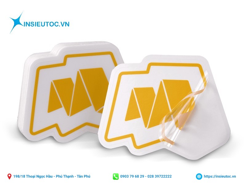 Mẫu in decal logo trong đơn giản Mẫu in decal logo trong đơn giản