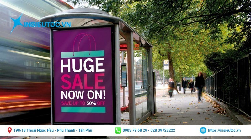 poster decal dán ngoài trời