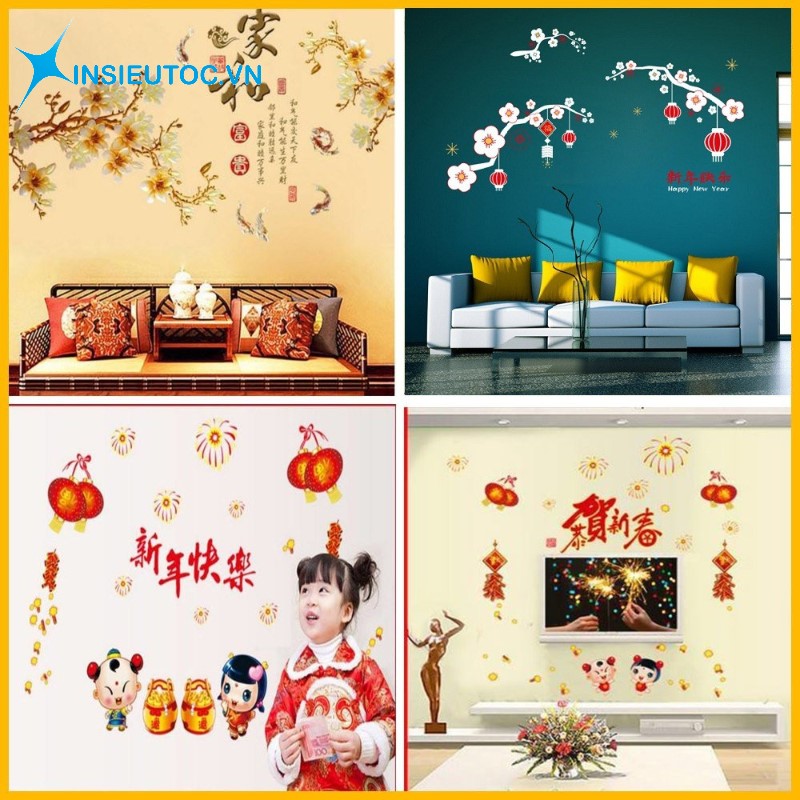 decal trang trí dễ thi công và sử dụng