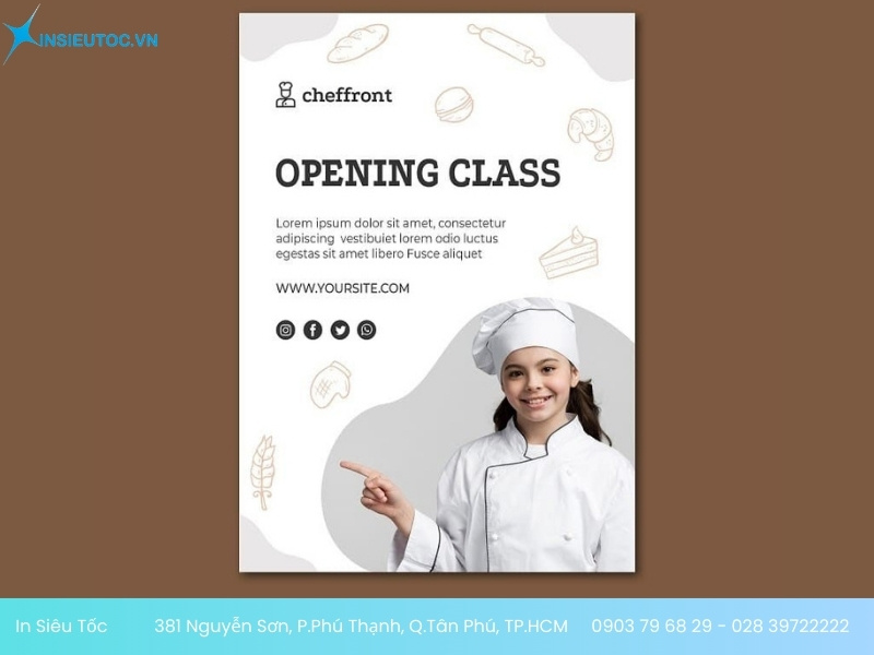 địa điểm in tờ rơi khai trương