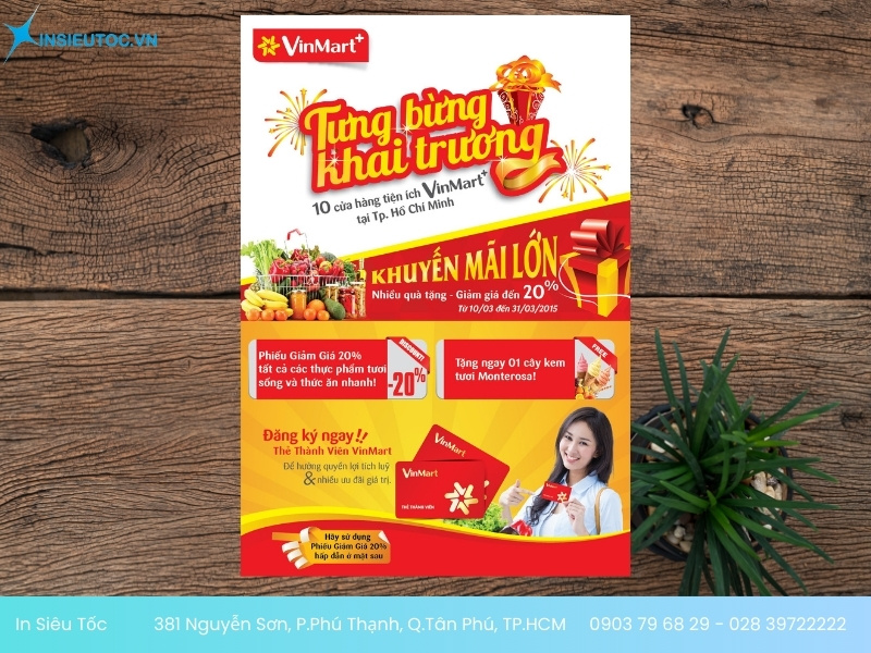 địa điểm in tờ rơi khai trương