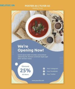 tờ rơi khai trương
