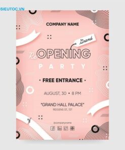 mẫu tờ rơi quảng cáo khai trương