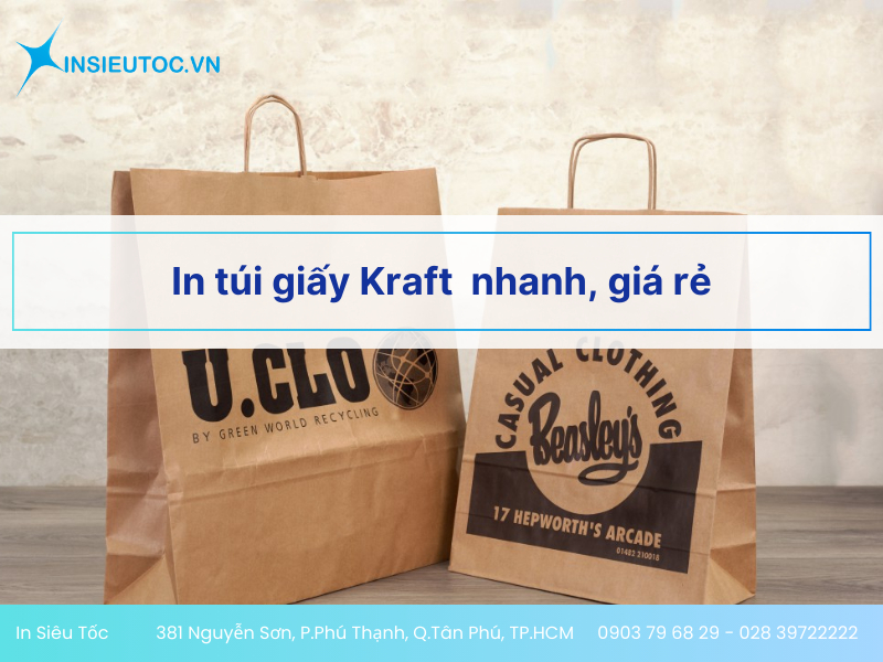 in túi giấy kraft - In Siêu Tốc