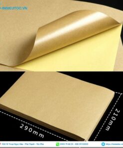 Giấy decal da bò chất lượng cao tại in Siêu Tốc